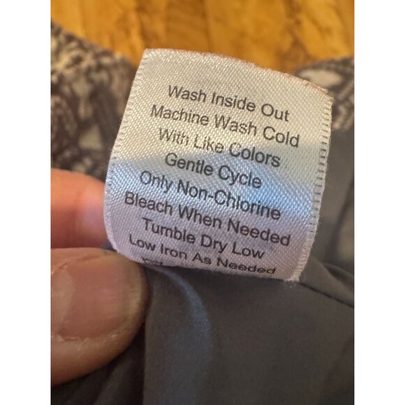 Coldwater Creek Quilted Vest Size 1X (18) – Fair Isle Snowflake Print, Hidden Mi - Picture 7 of 11